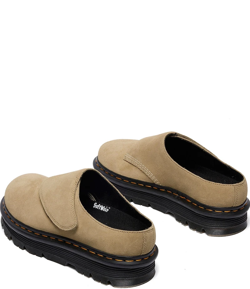 Dr. Martens Zebzag Anywair Suede Platform Mules