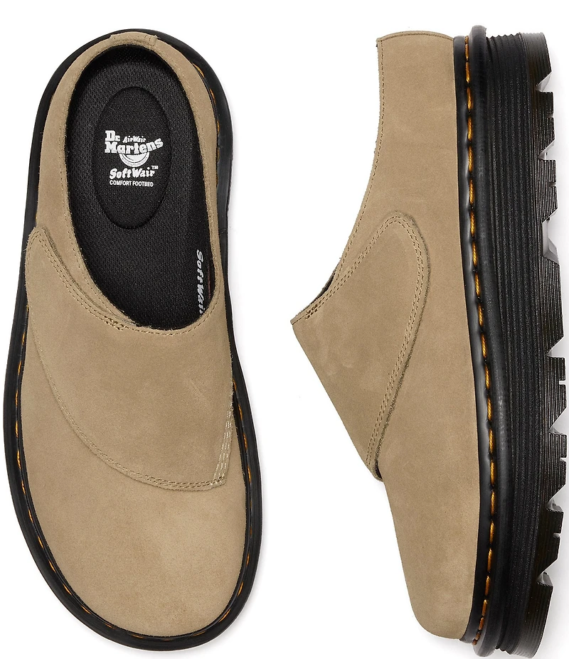 Dr. Martens Zebzag Anywair Suede Platform Mules
