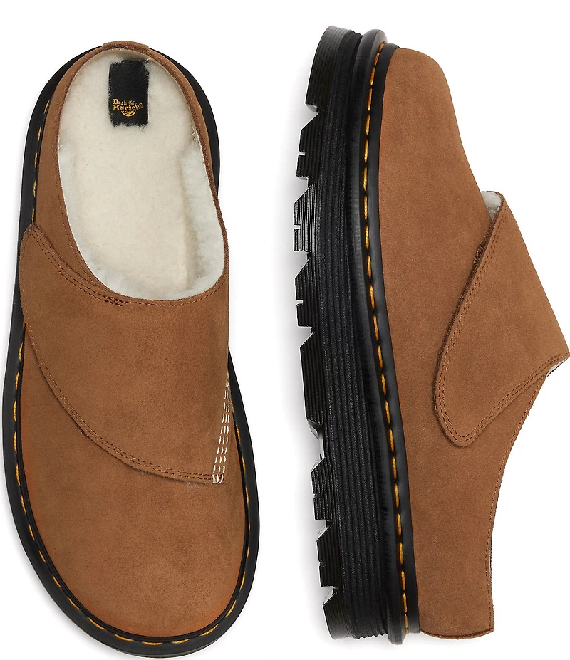 Dr. Martens Zebzag Anywair Suede Platform Mules