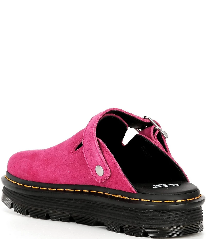 Dr. Martens Women's Zebzag Suede Mules