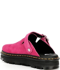 Dr. Martens Women's Zebzag Suede Mules