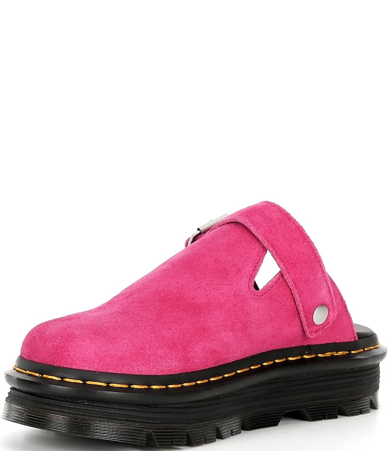 Dr. Martens Women's Zebzag Suede Mules