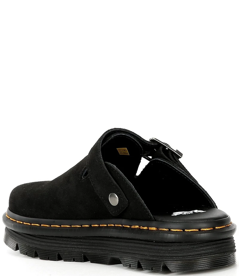 Dr. Martens Women's Zebzag Suede Mules