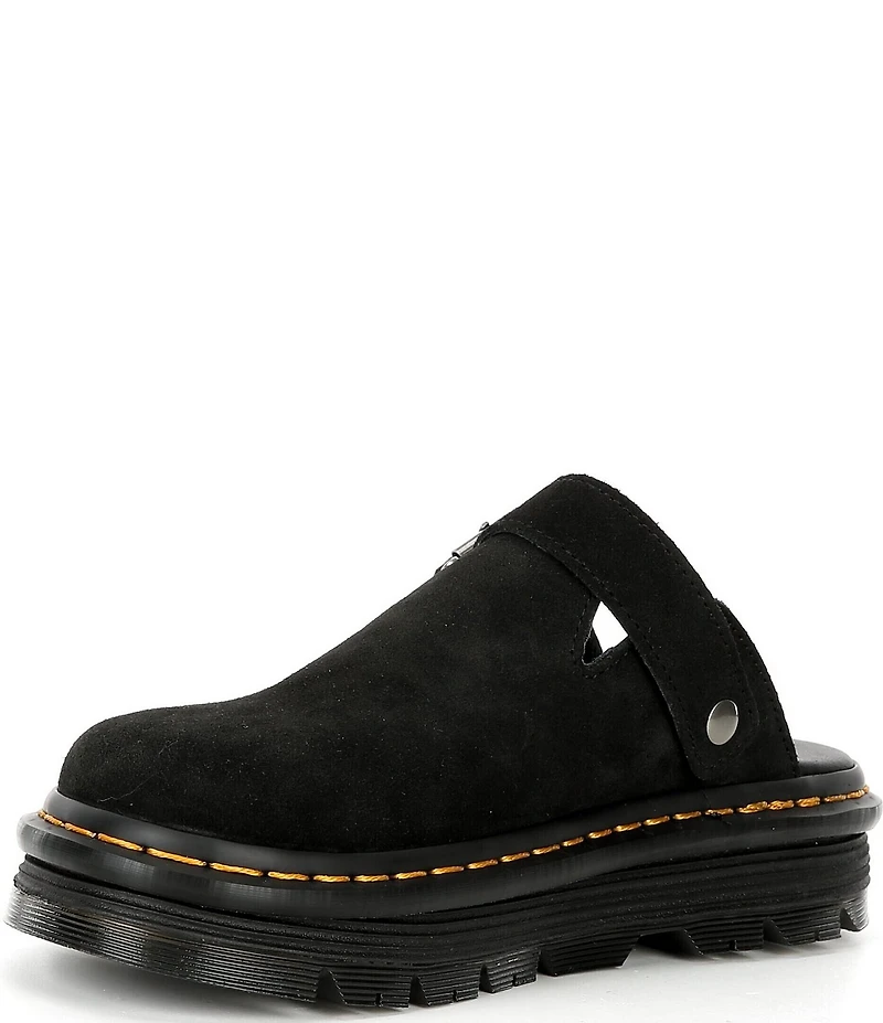Dr. Martens Women's Zebzag Suede Mules