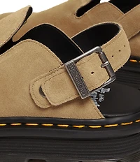 Dr. Martens Women's Zebzag Suede Mules