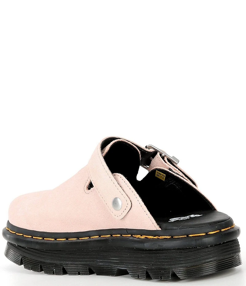 Dr. Martens Women's Zebzag Suede Mules