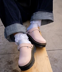 Dr. Martens Women's Zebzag Suede Mules