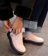 Dr. Martens Women's Zebzag Suede Mules