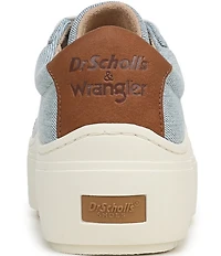 Dr. Scholl's x Wranglers Time Off Max Denim Platform Sneakers