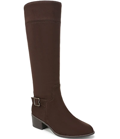 Dr. Scholl's Adeline Micro Suede Buckle Hardware Tall Boots