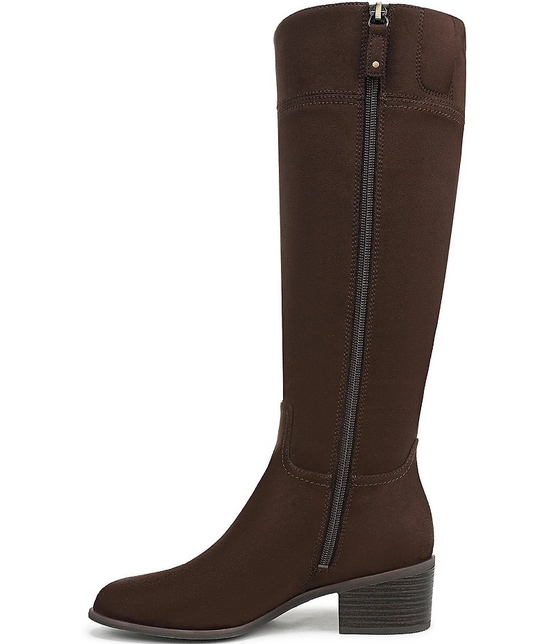 Dr. Scholl's Adeline Micro Suede Buckle Hardware Tall Boots