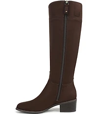 Dr. Scholl's Adeline Micro Suede Buckle Hardware Tall Boots