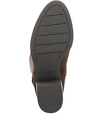 Dr. Scholl's Adeline Micro Suede Buckle Hardware Tall Boots