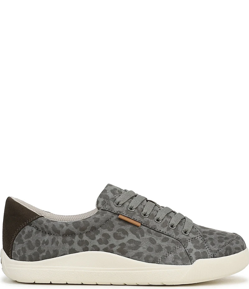 Dr. Scholl's Be Bright Leopard Print Canvas Low Profile Sneakers