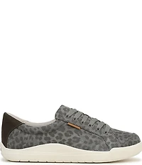Dr. Scholl's Be Bright Leopard Print Canvas Low Profile Sneakers