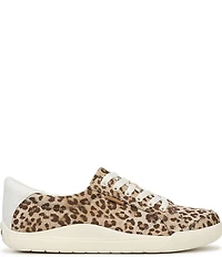 Dr. Scholl's Be Bright Leopard Print Canvas Low Profile Sneakers