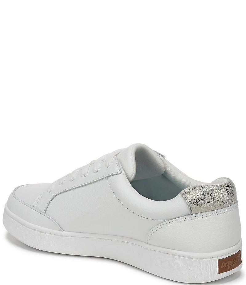 Dr. Scholl's Feel Beyond Leather Low Top Lace Up Sneakers