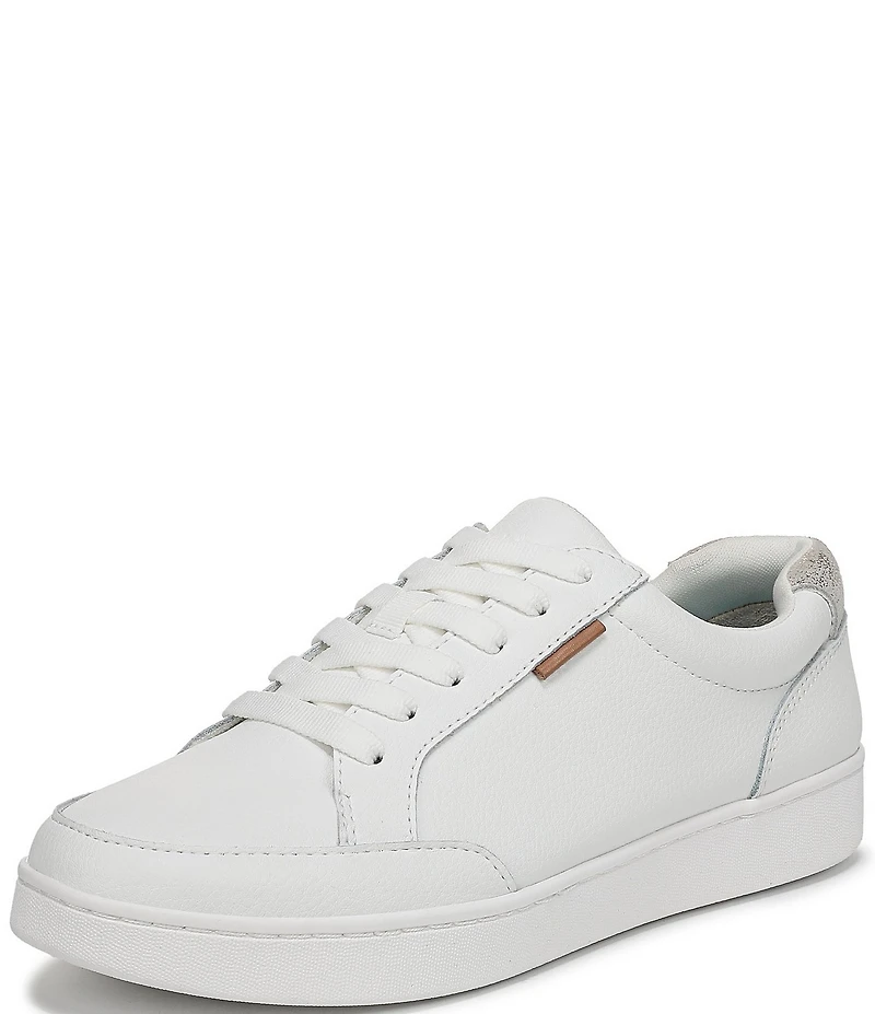 Dr. Scholl's Feel Beyond Leather Low Top Lace Up Sneakers