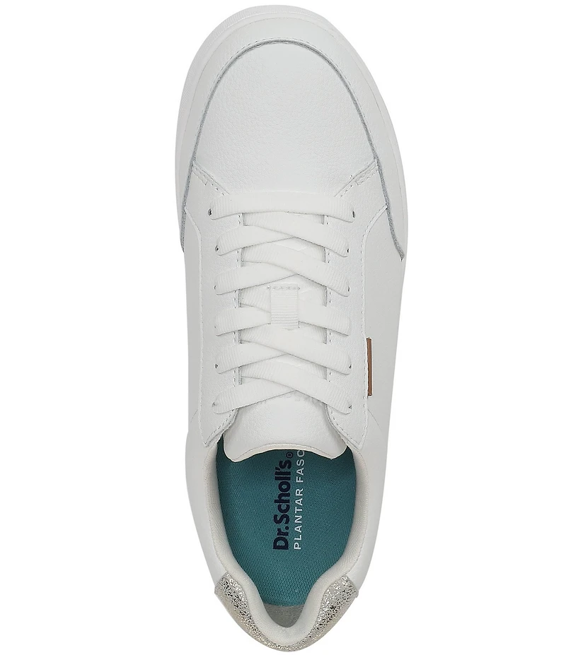 Dr. Scholl's Feel Beyond Leather Low Top Lace Up Sneakers