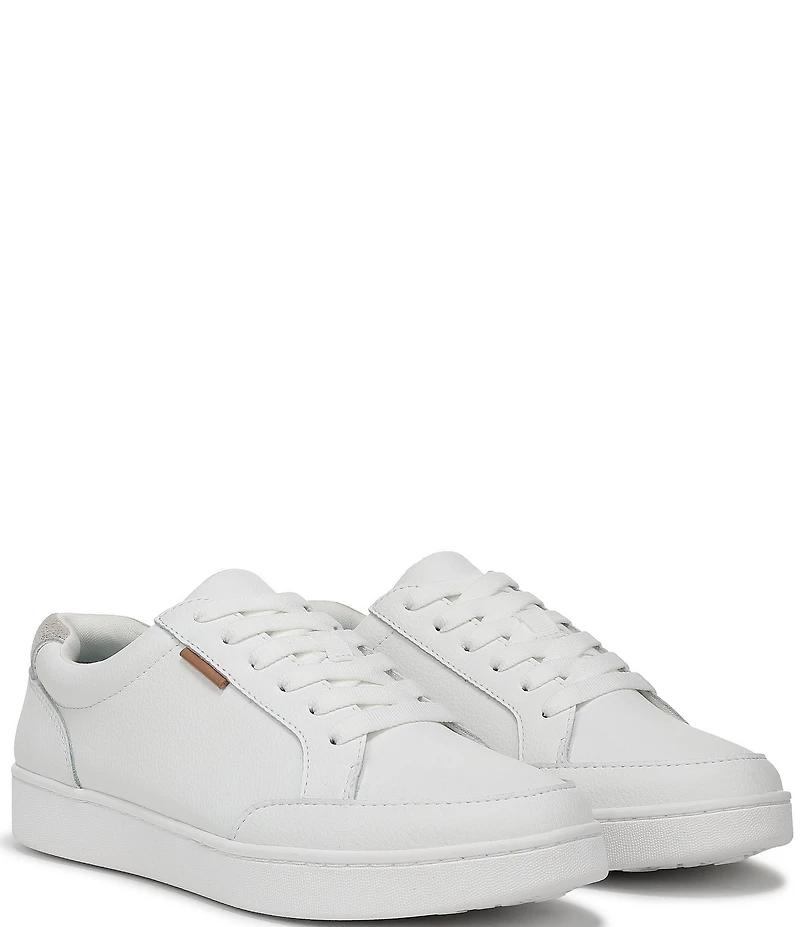 Dr. Scholl's Feel Beyond Leather Low Top Lace Up Sneakers