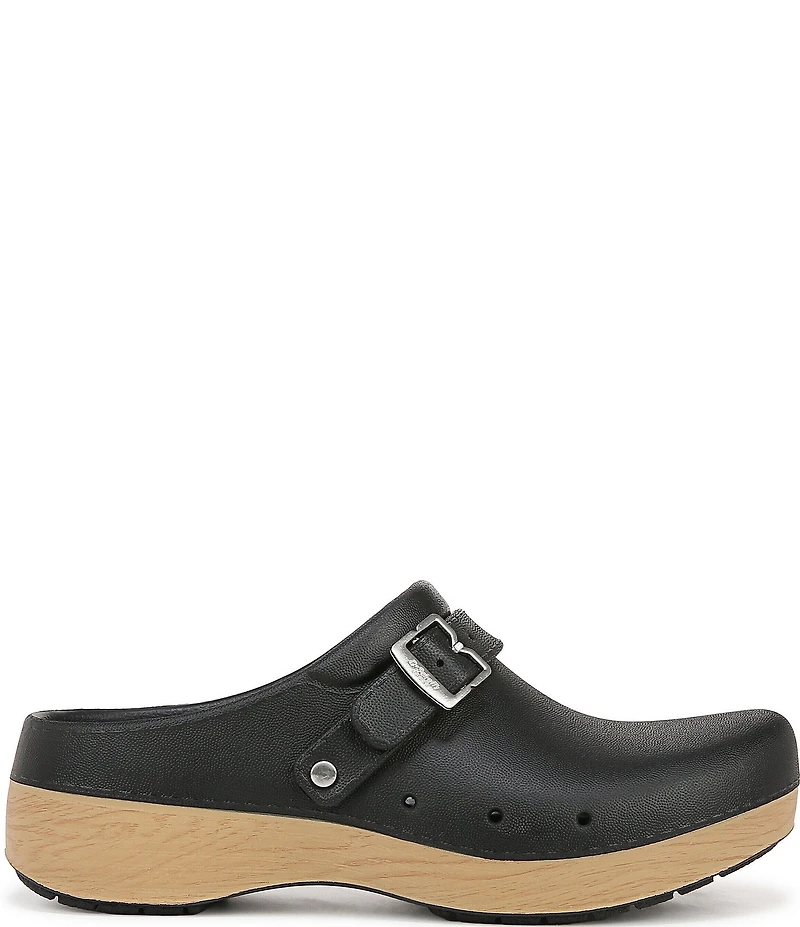 Dr. Scholl's Feel Chill Buckle Hardware Strap EVA Recovery Clogs
