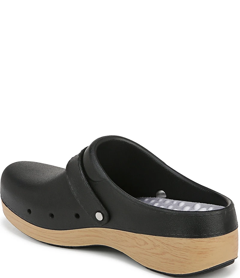 Dr. Scholl's Feel Chill Buckle Hardware Strap EVA Recovery Clogs
