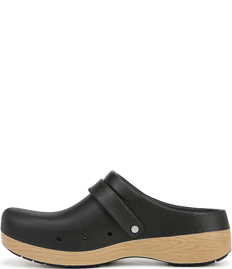 Dr. Scholl's Feel Chill Buckle Hardware Strap EVA Recovery Clogs
