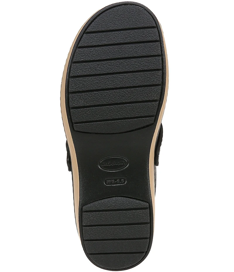 Dr. Scholl's Feel Chill Buckle Hardware Strap EVA Recovery Clogs