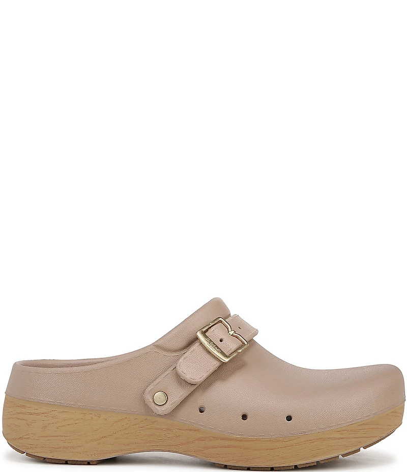 Dr. Scholl's Feel Chill Buckle Hardware Strap EVA Recovery Clogs