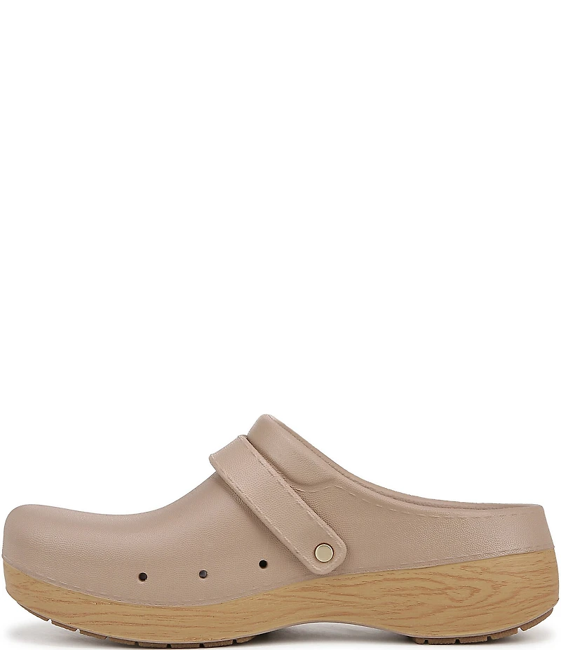 Dr. Scholl's Feel Chill Buckle Hardware Strap EVA Recovery Clogs