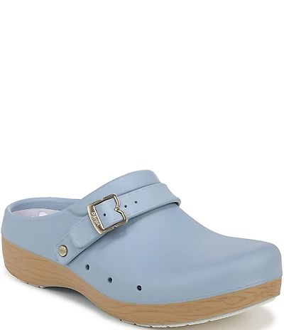 Dr. Scholl's Feel Chill Buckle Hardware Strap EVA Recovery Clogs