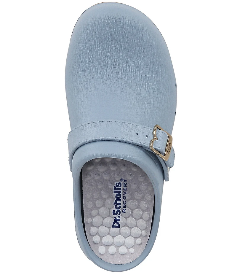 Dr. Scholl's Feel Chill Buckle Hardware Strap EVA Recovery Clogs
