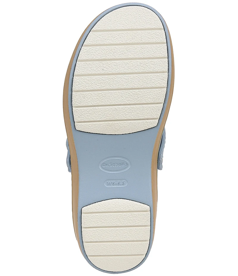 Dr. Scholl's Feel Chill Buckle Hardware Strap EVA Recovery Clogs
