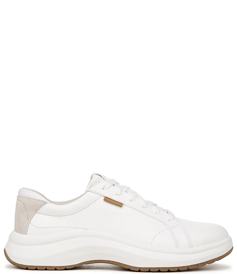 Dr. Scholl's Feel Good Plantar Fasciitis Leather Lace Up Sneakers