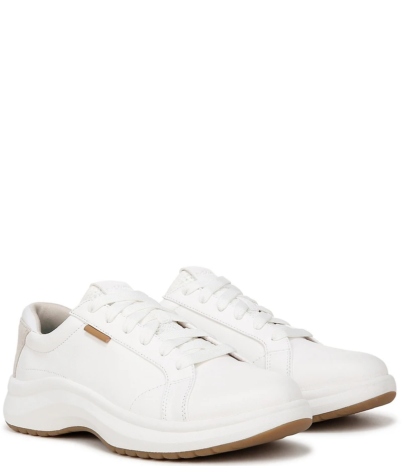 Dr. Scholl's Feel Good Plantar Fasciitis Leather Lace Up Sneakers