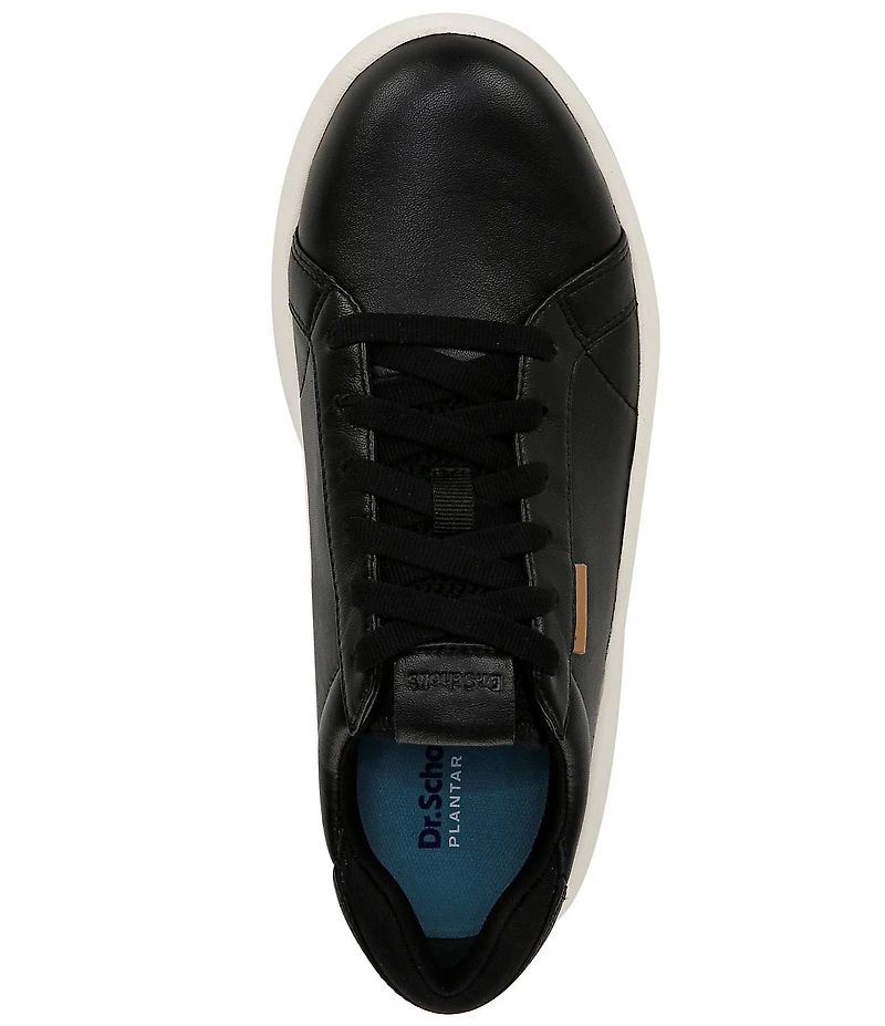 Dr. Scholl's Feel Good Plantar Fasciitis Leather Lace Up Sneakers
