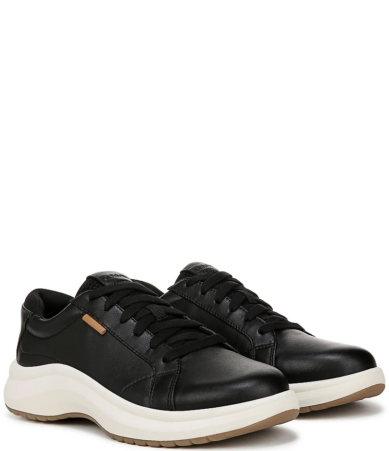 Dr. Scholl's Feel Good Plantar Fasciitis Leather Lace Up Sneakers