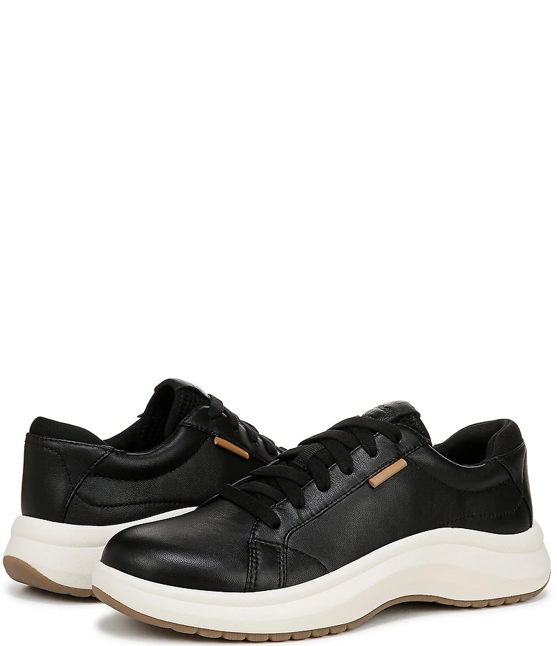 Dr. Scholl's Feel Good Plantar Fasciitis Leather Lace Up Sneakers