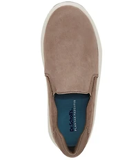 Dr. Scholl's Feel Well Plantar Fasciitis Suede Slip On Sneakers