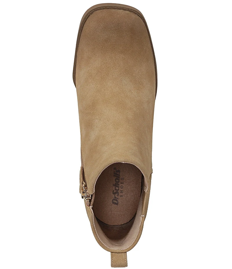 Dr. Scholl's Joplin Microsuede Ankle Booties