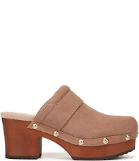 Dr. Scholl's Original Feels Suede Studded Platform Clogs