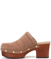 Dr. Scholl's Original Feels Suede Studded Platform Clogs