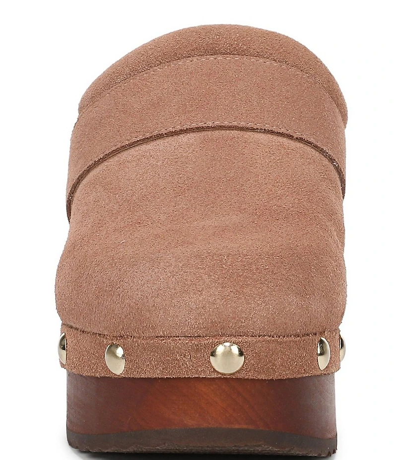 Dr. Scholl's Original Feels Suede Studded Platform Clogs