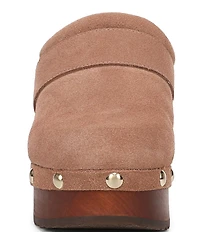 Dr. Scholl's Original Feels Suede Studded Platform Clogs