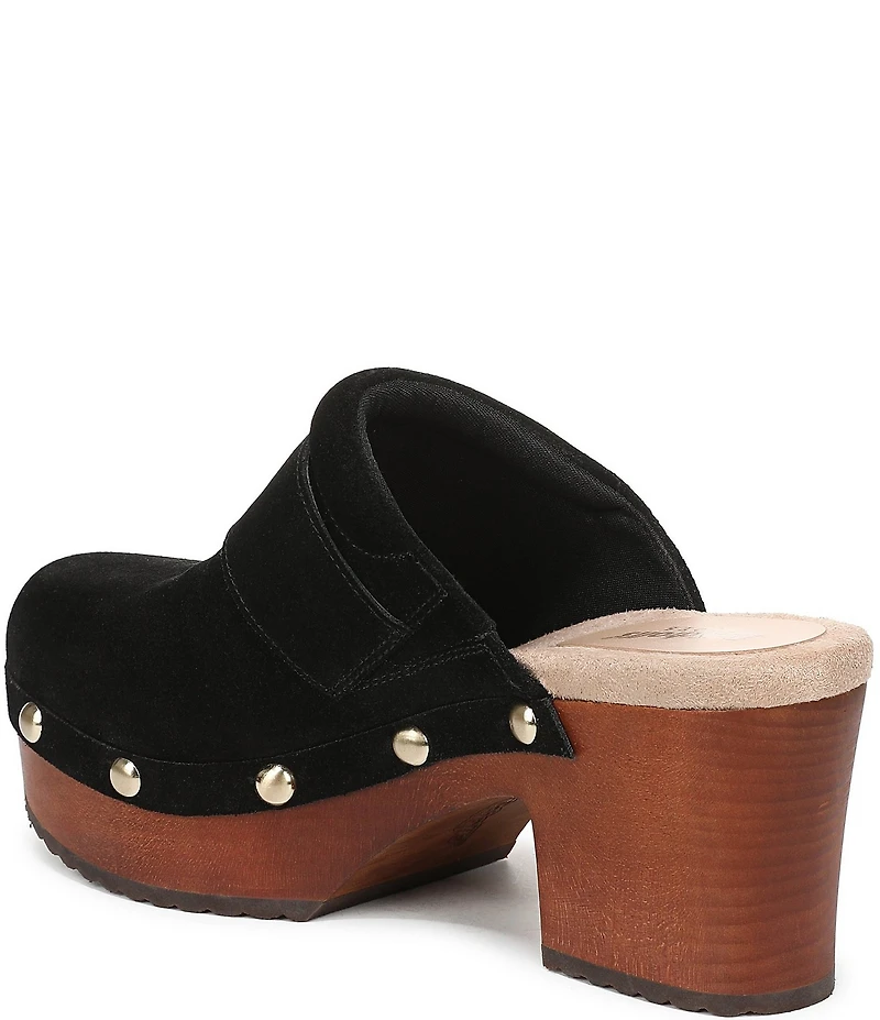 Dr. Scholl's Original Feels Suede Studded Platform Clogs