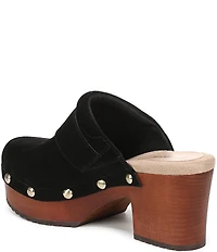 Dr. Scholl's Original Feels Suede Studded Platform Clogs