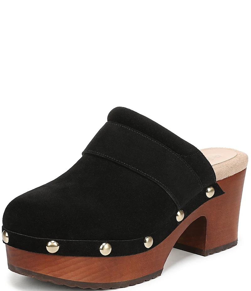 Dr. Scholl's Original Feels Suede Studded Platform Clogs