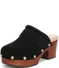 Dr. Scholl's Original Feels Suede Studded Platform Clogs