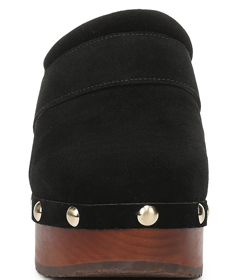 Dr. Scholl's Original Feels Suede Studded Platform Clogs