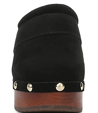 Dr. Scholl's Original Feels Suede Studded Platform Clogs